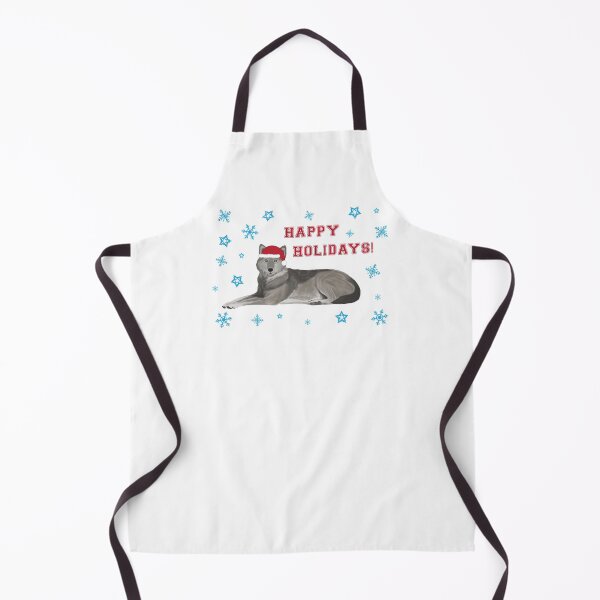 Item preview, Happy Holidays Wolf designed and sold by cmd-art.