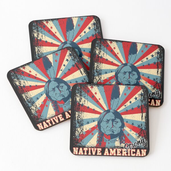 Item preview, native american strong-sitting bull designed and sold by nativeStor.
