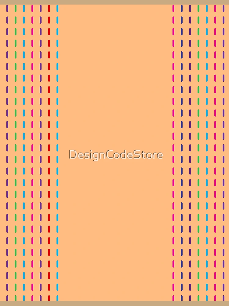 Thumbnail 6 of 6, Premium Oversized Hoodie, Colorful Dash Stitched Pattern designed and sold by DesignCodeStore.