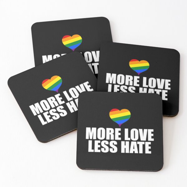 Item preview, More Love Less Hate designed and sold by TooFlyDesign.