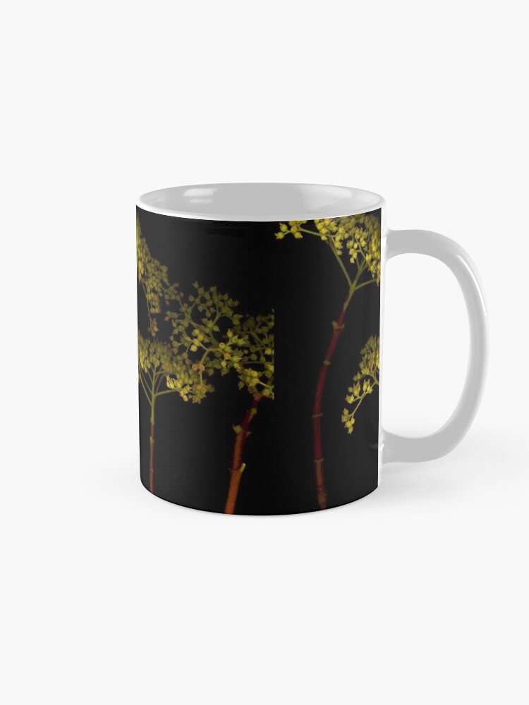 Thumbnail 5 of 6, Coffee Mug, Hydrangea Grove Dark Botanical designed and sold by LindasPhotoArt.
