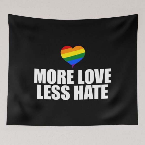 Item preview, More Love Less Hate designed and sold by TooFlyDesign.