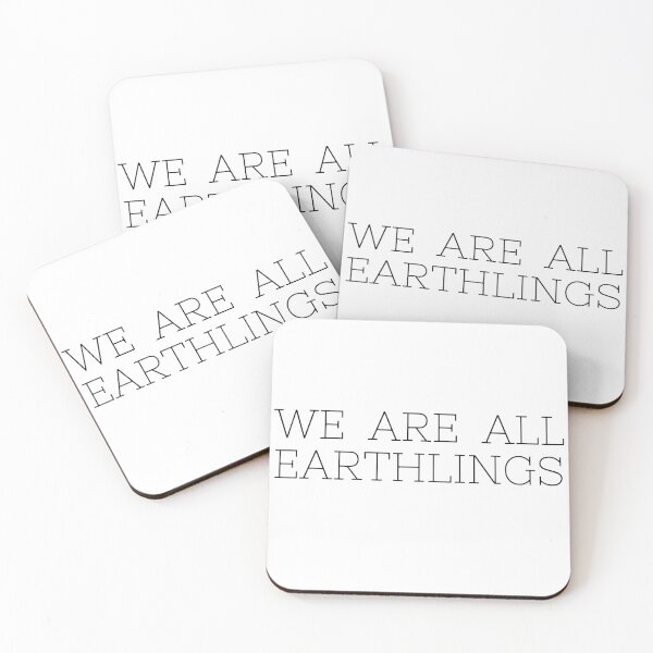 Item preview, We Are All Earthlings designed and sold by vegangabriel.