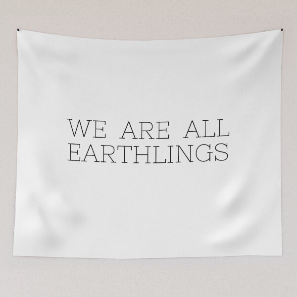 Item preview, We Are All Earthlings designed and sold by vegangabriel.