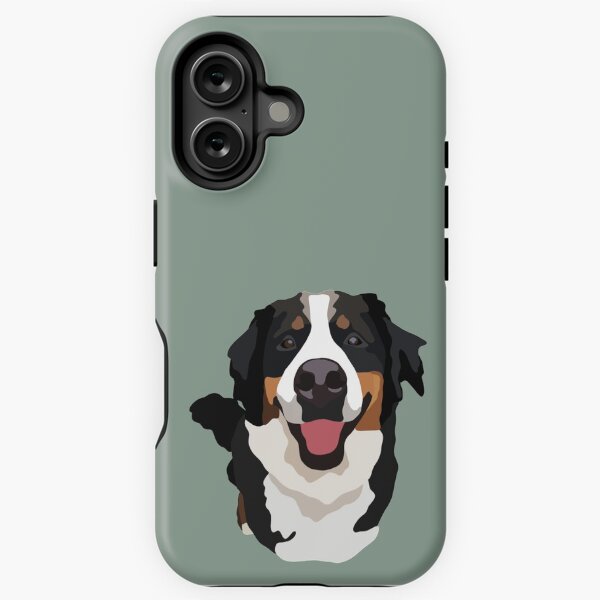 Item preview, Bernese Mountain Dog Portrait Digital Illustration designed and sold by sherylwylie.