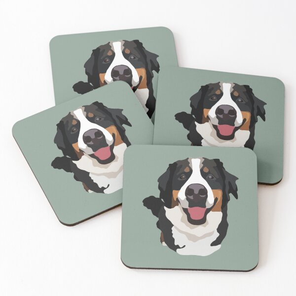 Item preview, Bernese Mountain Dog Portrait Digital Illustration designed and sold by sherylwylie.