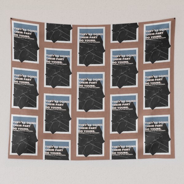 Item preview, 1984 Propaganda Poster designed and sold by textilestalk.