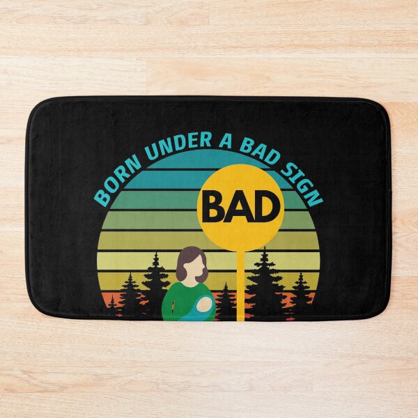 Item preview, Born Under A Bad Sign Retro Vintage Sunset Funny Design designed and sold by up4tee.