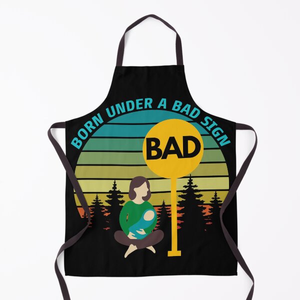 Item preview, Born Under A Bad Sign Retro Vintage Sunset Funny Design designed and sold by up4tee.