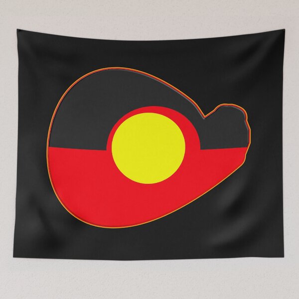Item preview,  FREE MELBOURNE 2020 - AUSTRALIAN ABORIGINAL FLAG designed and sold by Ralek.
