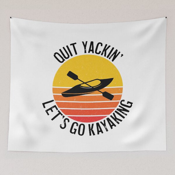 Item preview, Kayaking Funny T-Shirt - Retro Sunset designed and sold by Humorless Designs.