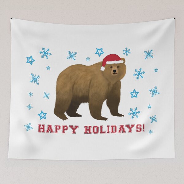 Item preview, Happy Holidays Bear designed and sold by cmd-art.