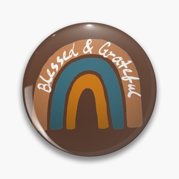 Item preview, Blessed and Grateful- Rainbow Retro Vintage Design  designed and sold by AmazingEcraft.