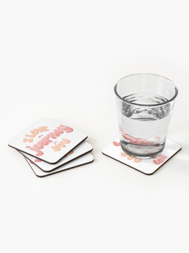 Alternate view of I Love This Journey for You, Schitts Creek Quote, Alexis Rose Coasters (Set of 4)