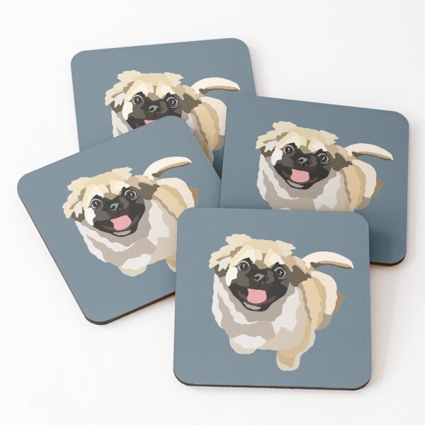 Item preview, Shih Tzu Pekingnese Mix Dog Portrait Digital Illustration designed and sold by sherylwylie.