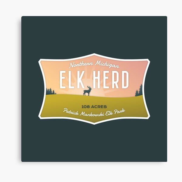 Elk Herd Canvas Print
