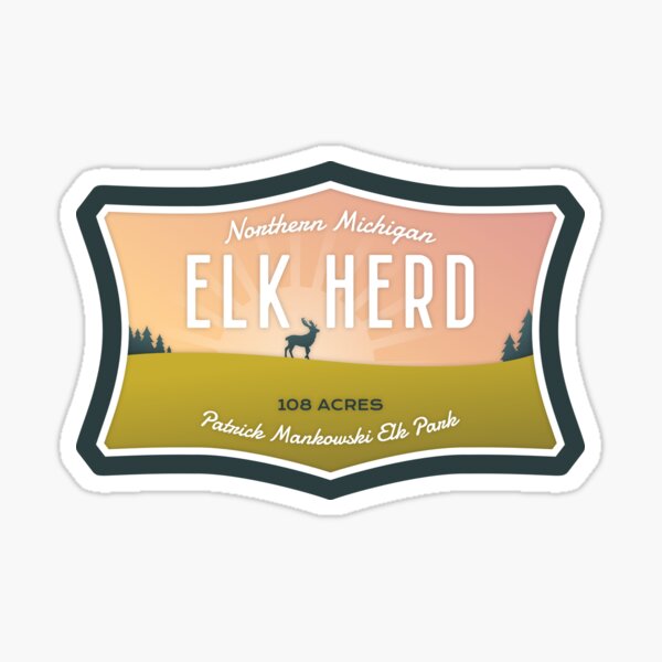 Elk Herd Sticker