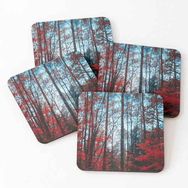 Item preview, Trees, autumn leaves, autumn trees, falling leaves, autumn, fall, nature, September, nature, halloween, forest, leaves, red, yellow, orange, designed and sold by prteacool.