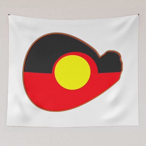 Item preview,  FREE MELBOURNE 2020 - AUSTRALIAN ABORIGINAL FLAG designed and sold by Ralek.