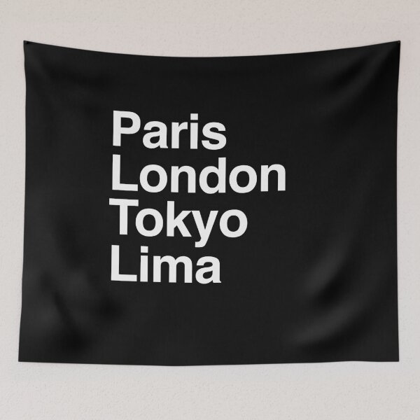 Item preview, Lima Paris Tokyo London Design designed and sold by Custom365.