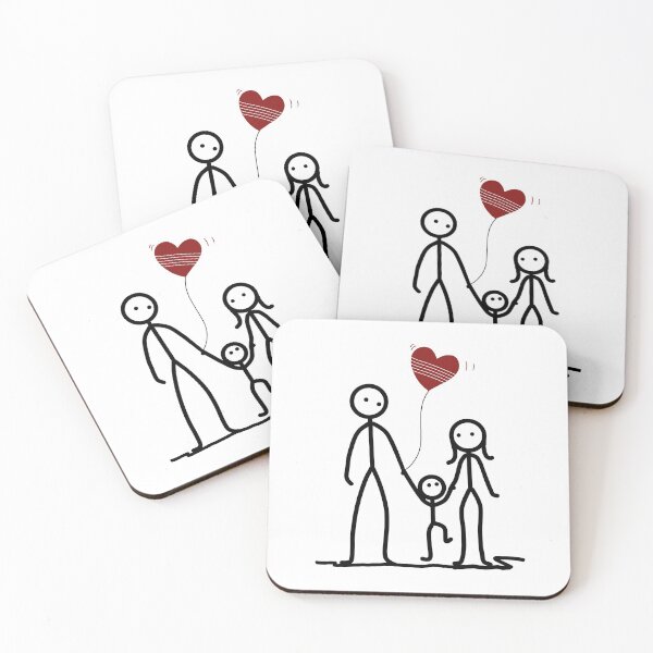 Item preview, Stickman / Family designed and sold by LotusCreations.