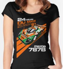 Camiseta entallada de cuello redondo DU Mans Mazda 787B