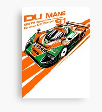 DU Mans Mazda 787B Canvas Print