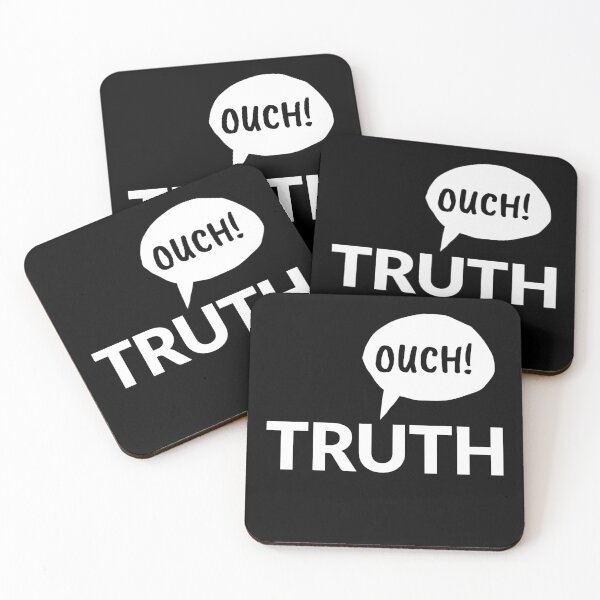 Item preview, Truth Hurts Ouch Funny Comic Design designed and sold by up4tee.