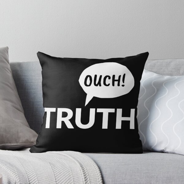 Item preview, Truth Hurts Ouch Funny Comic Design designed and sold by up4tee.