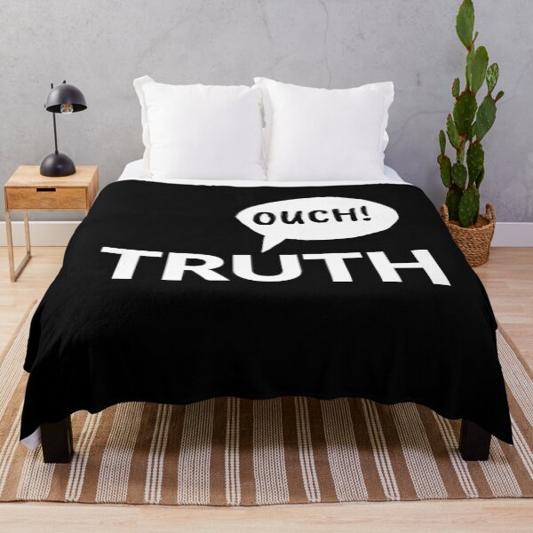 Item preview, Truth Hurts Ouch Funny Comic Design designed and sold by up4tee.