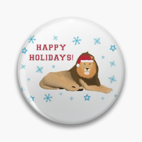 Item preview, Happy Holidays Lion designed and sold by cmd-art.