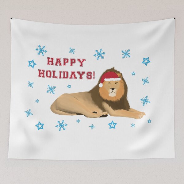 Item preview, Happy Holidays Lion designed and sold by cmd-art.