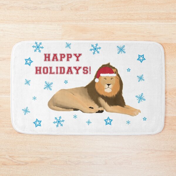 Item preview, Happy Holidays Lion designed and sold by cmd-art.