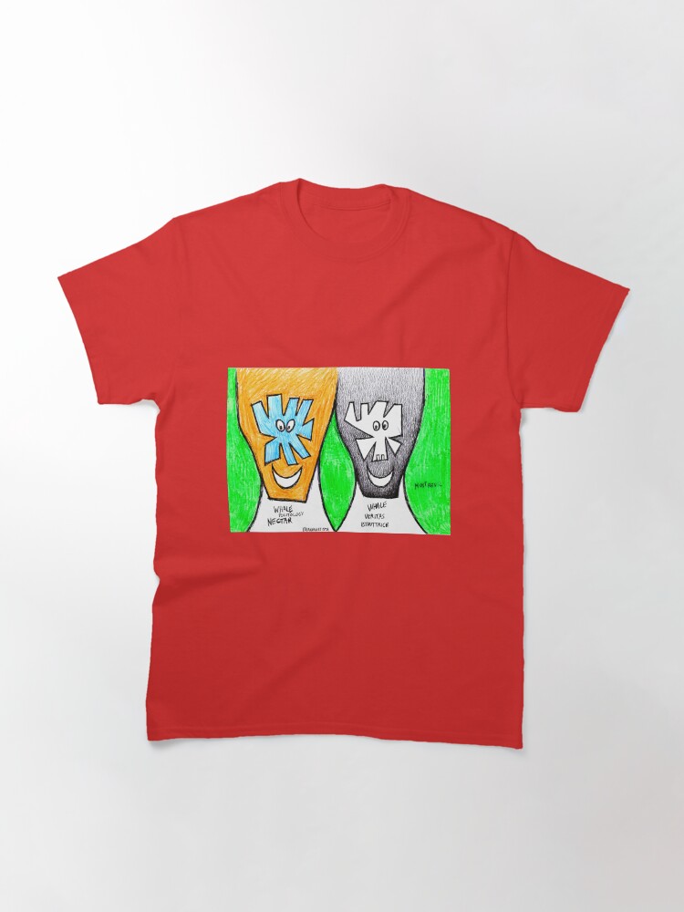 Alternate view of Smiling Couple (original artwork) Classic T-Shirt