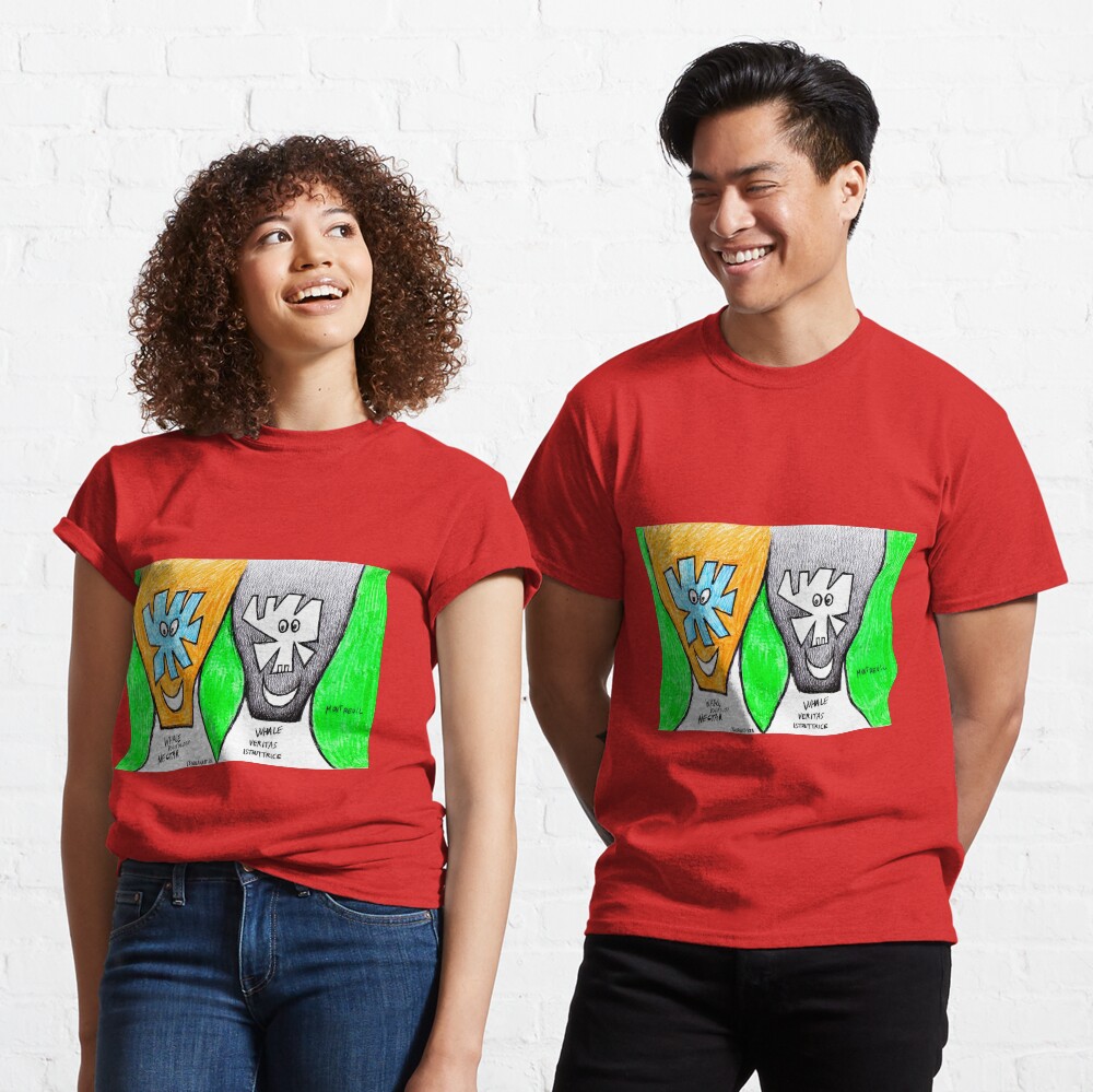 Smiling Couple (original artwork) Classic T-Shirt