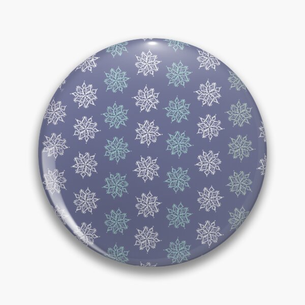 Item preview, Snowflake Tricolor Pattern with Steel Blue Mask. designed and sold by MAXXEXCHANGE.