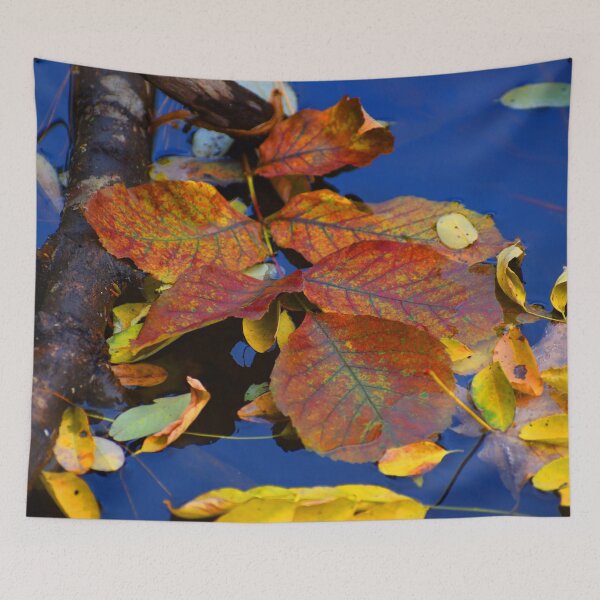 Item preview, Autumn Leaves Floating with Branch designed and sold by Puddletown Trading Company.