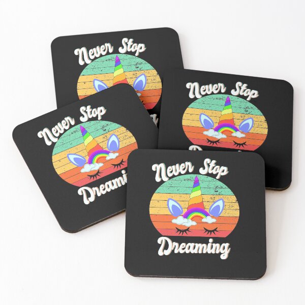 Item preview, Never Stop Dreaming Kitty Unicorn Caticorn Funny Quote  designed and sold by Steve  Morley.