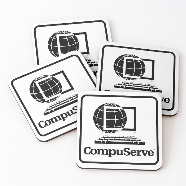Item preview, Vintage computer logo – CompuServe designed and sold by Merry Blacksmith.