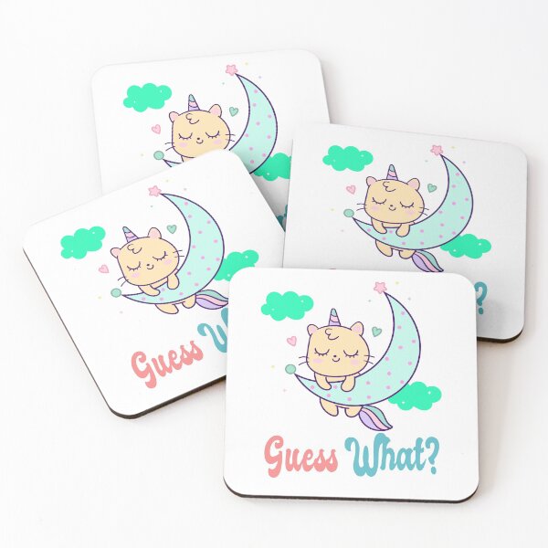 Item preview, Guess What? Kitty Unicorn Caticorn Funny Quote  designed and sold by Steve  Morley.