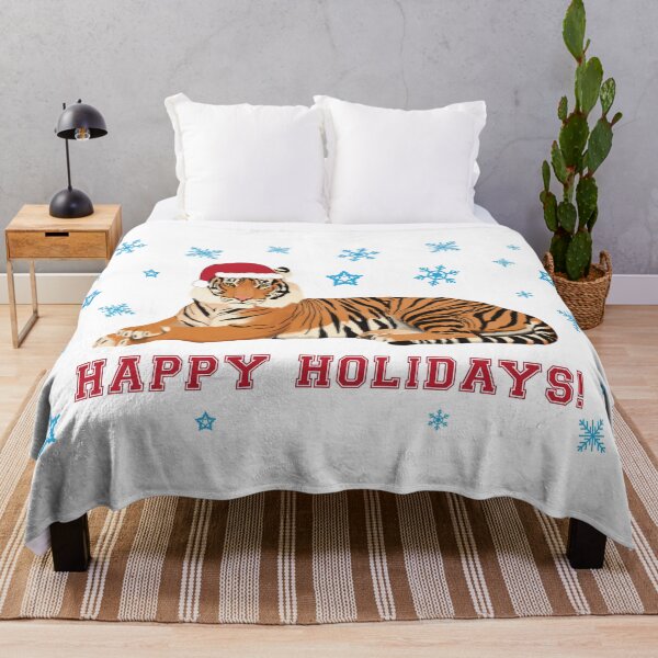 Item preview, Happy Holidays Tiger designed and sold by cmd-art.