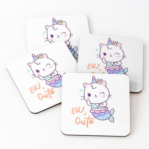 Item preview, Ew, Cute Kitty Unicorn Caticorn Funny Quote  designed and sold by Steve  Morley.
