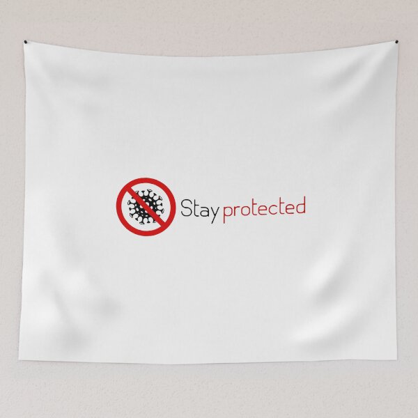 Item preview, Stay protected , text coronavirus designed and sold by MarketVisionAV.