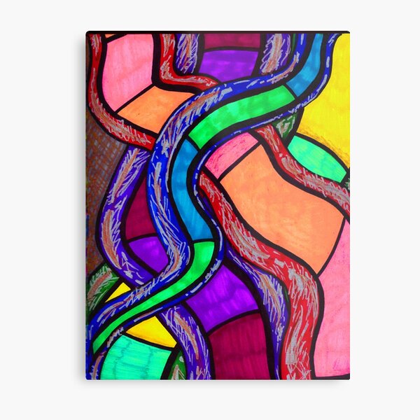 Game Theory Sharpie Art Metal Print