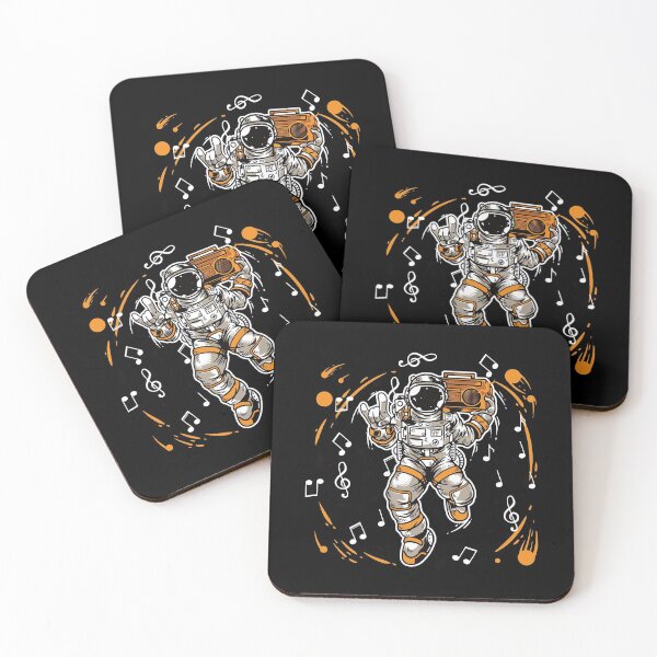Item preview, Music in space: Astronaut playing music  designed and sold by Lactus.