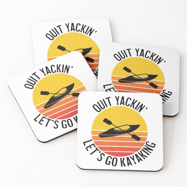 Item preview, Kayaking Funny T-Shirt - Retro Sunset designed and sold by Humorless Designs.