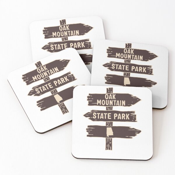 Item preview, Oak Mountain State Park Alabama AL White Mountains Trail Marker Trailhead Sign designed and sold by palmettodigital.