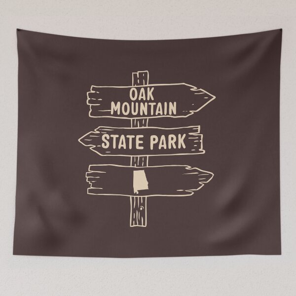 Item preview, Oak Mountain State Park Alabama AL White Mountains Trail Marker Trailhead Sign designed and sold by palmettodigital.