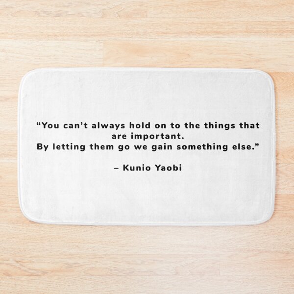 Item preview, Kunio Yaobi - Quote designed and sold by Epicanimequotes.