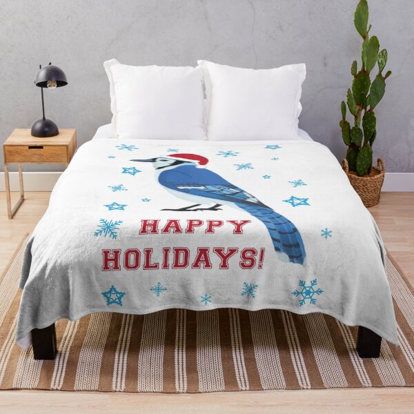 Item preview, Happy Holidays Blue Jay designed and sold by cmd-art.